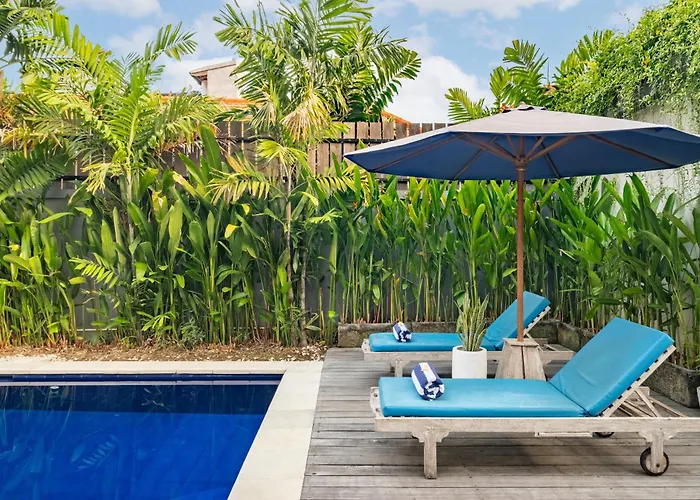 ☆ Larissa ☆ 2br Pool Kuta Petitenget 别墅 *